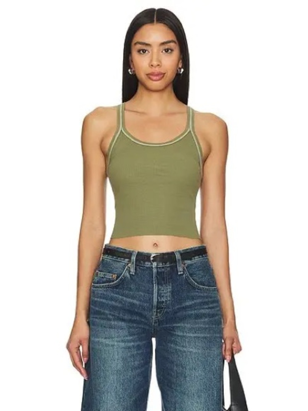 RE/DONE | NWT Cropped Ribbed Tank - Picture 4 of 5